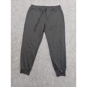 Toad & Co Timehop Jogger Pants Womens Large Black Drawstring Pockets‎